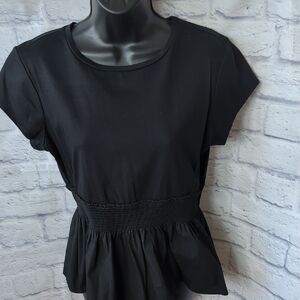 Express Peplum Black Women's Top Size L